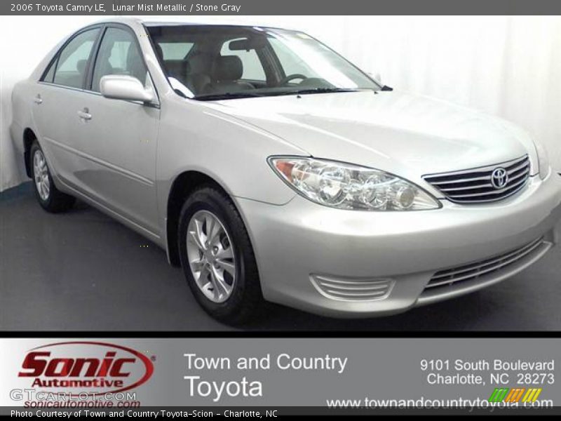 Lunar Mist Metallic / Stone Gray 2006 Toyota Camry LE