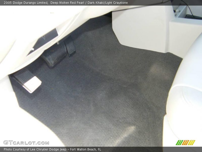 Deep Molten Red Pearl / Dark Khaki/Light Graystone 2005 Dodge Durango Limited