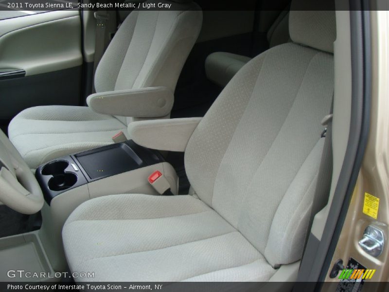 Sandy Beach Metallic / Light Gray 2011 Toyota Sienna LE