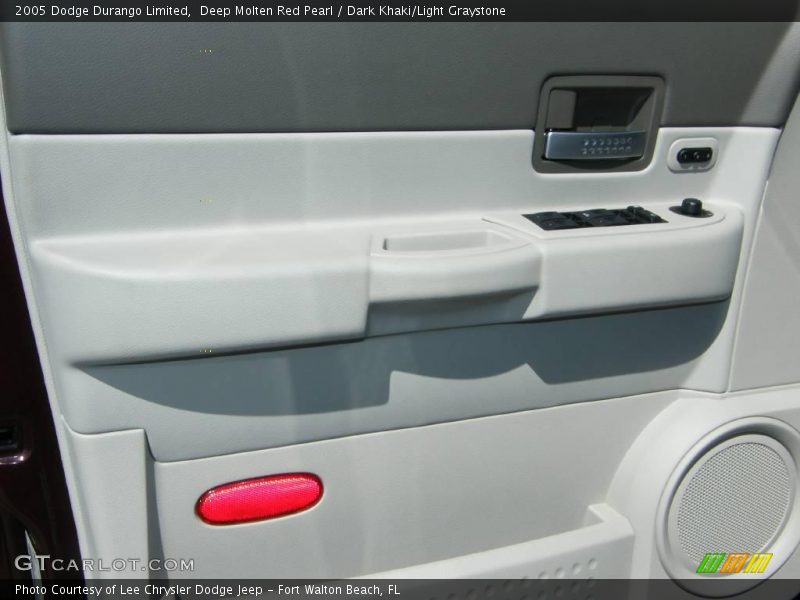 Deep Molten Red Pearl / Dark Khaki/Light Graystone 2005 Dodge Durango Limited