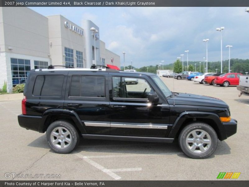 Black Clearcoat / Dark Khaki/Light Graystone 2007 Jeep Commander Limited 4x4