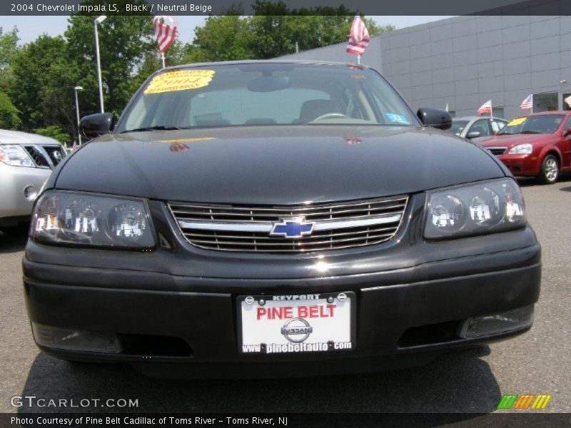 Black / Neutral Beige 2004 Chevrolet Impala LS