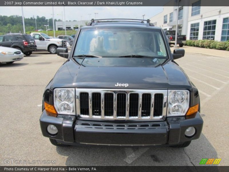 Black Clearcoat / Dark Khaki/Light Graystone 2007 Jeep Commander Limited 4x4
