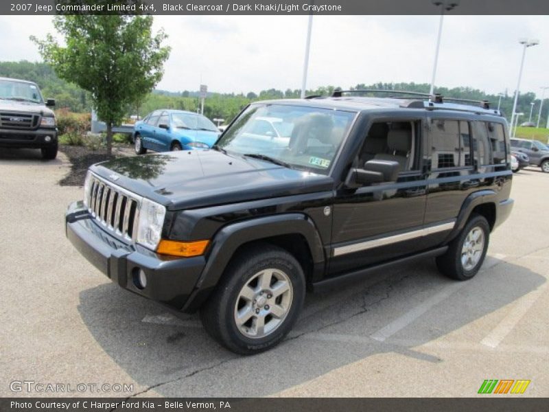 Black Clearcoat / Dark Khaki/Light Graystone 2007 Jeep Commander Limited 4x4