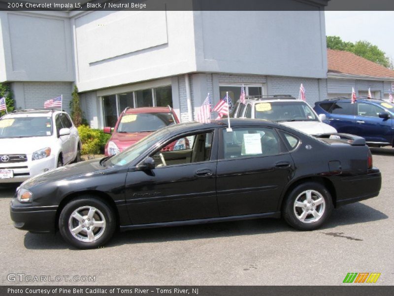 Black / Neutral Beige 2004 Chevrolet Impala LS