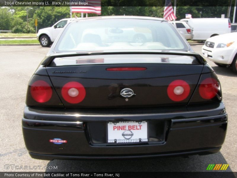 Black / Neutral Beige 2004 Chevrolet Impala LS