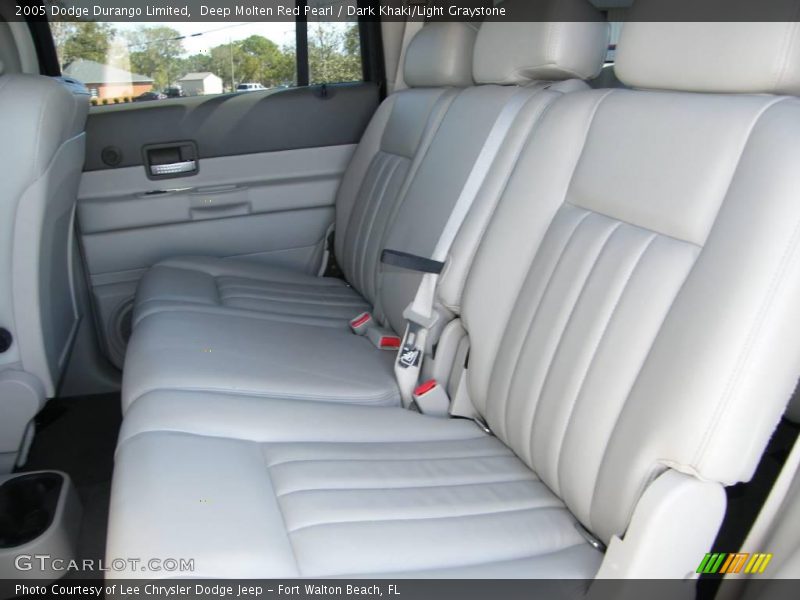 Deep Molten Red Pearl / Dark Khaki/Light Graystone 2005 Dodge Durango Limited