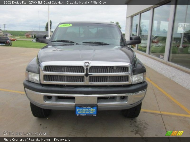 Graphite Metallic / Mist Gray 2002 Dodge Ram 2500 SLT Quad Cab 4x4