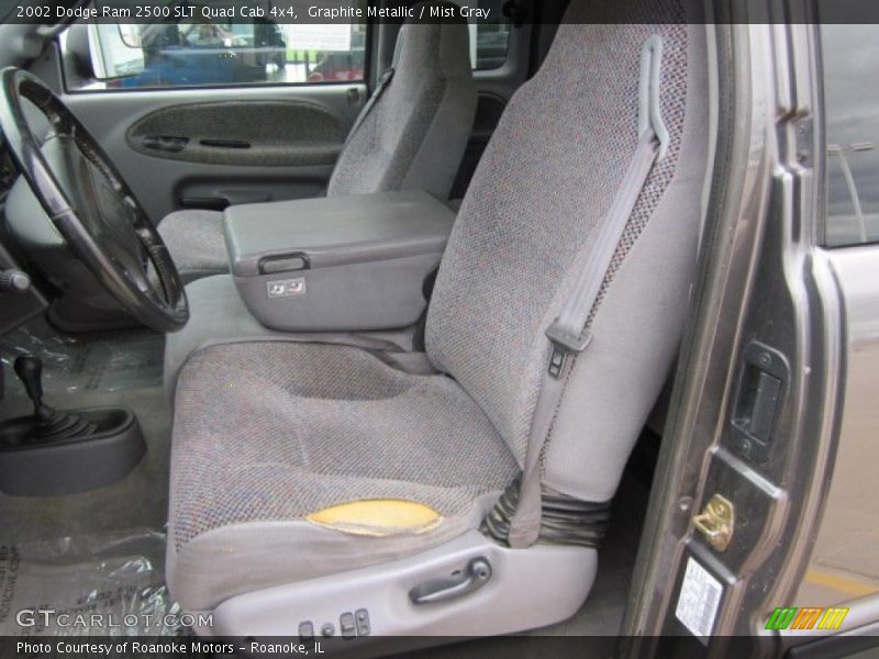 Graphite Metallic / Mist Gray 2002 Dodge Ram 2500 SLT Quad Cab 4x4