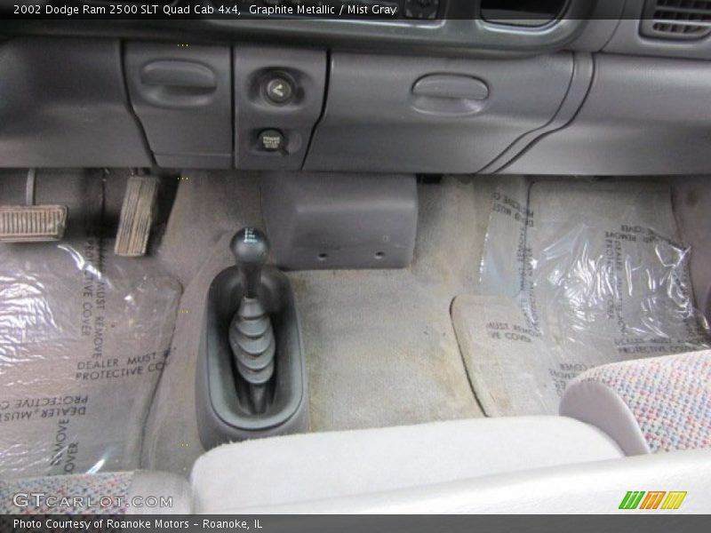 Graphite Metallic / Mist Gray 2002 Dodge Ram 2500 SLT Quad Cab 4x4