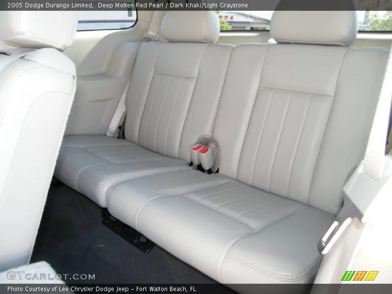 Deep Molten Red Pearl / Dark Khaki/Light Graystone 2005 Dodge Durango Limited
