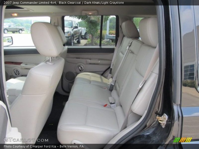 Black Clearcoat / Dark Khaki/Light Graystone 2007 Jeep Commander Limited 4x4
