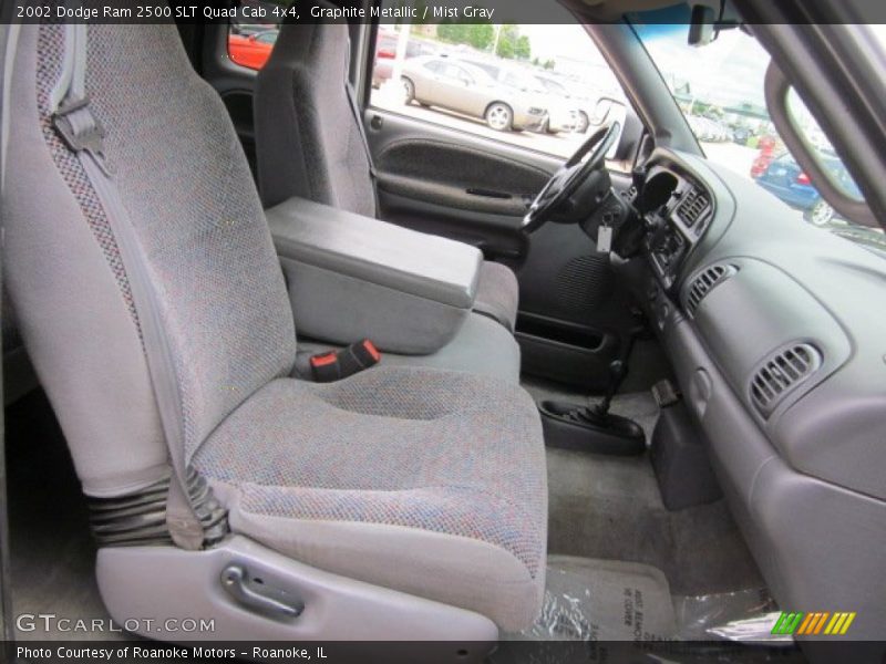  2002 Ram 2500 SLT Quad Cab 4x4 Mist Gray Interior