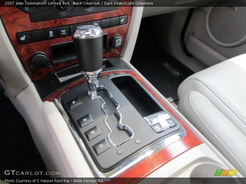 Black Clearcoat / Dark Khaki/Light Graystone 2007 Jeep Commander Limited 4x4