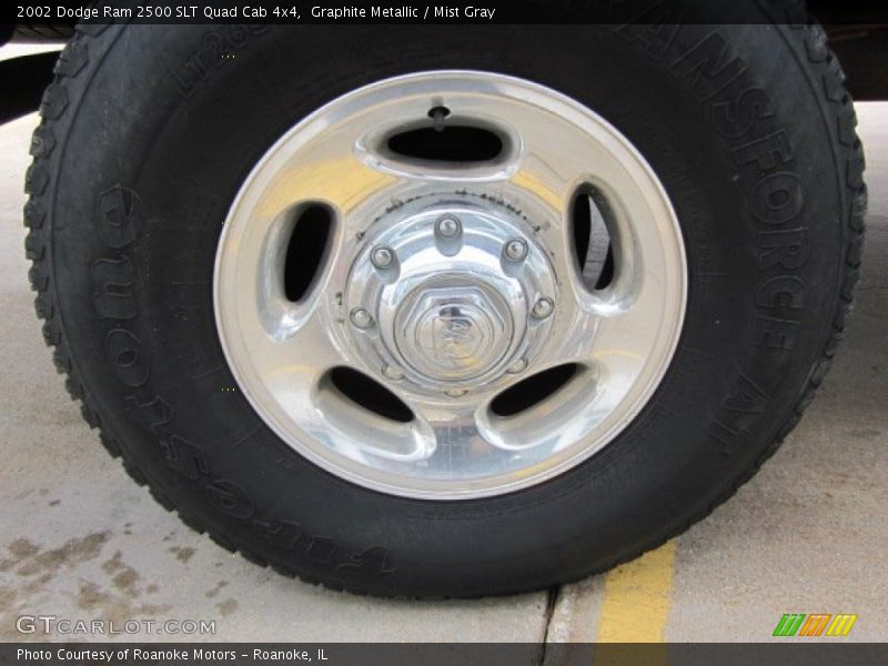 Graphite Metallic / Mist Gray 2002 Dodge Ram 2500 SLT Quad Cab 4x4