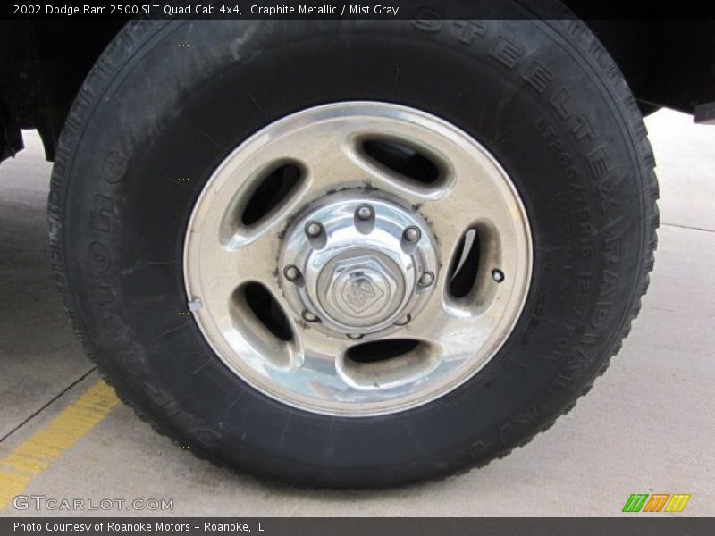 Graphite Metallic / Mist Gray 2002 Dodge Ram 2500 SLT Quad Cab 4x4