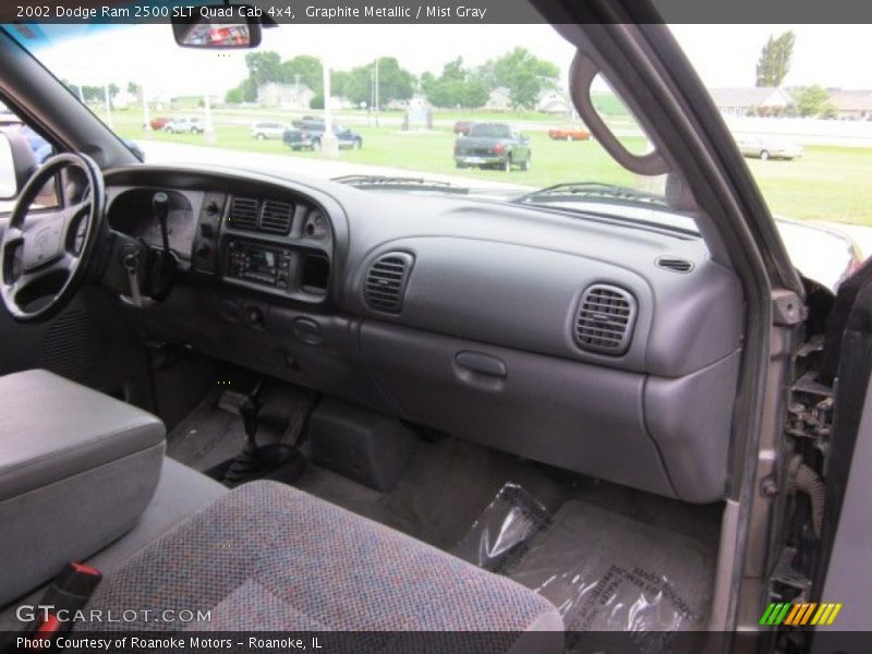 Graphite Metallic / Mist Gray 2002 Dodge Ram 2500 SLT Quad Cab 4x4