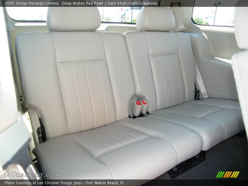Deep Molten Red Pearl / Dark Khaki/Light Graystone 2005 Dodge Durango Limited