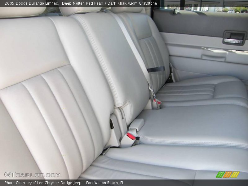 Deep Molten Red Pearl / Dark Khaki/Light Graystone 2005 Dodge Durango Limited