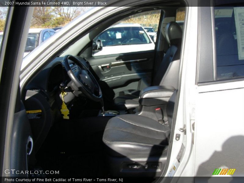 Bright Silver / Black 2007 Hyundai Santa Fe Limited 4WD