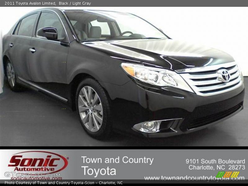 Black / Light Gray 2011 Toyota Avalon Limited