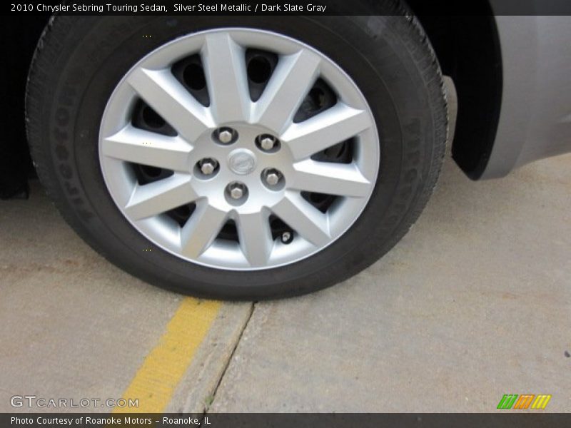 Silver Steel Metallic / Dark Slate Gray 2010 Chrysler Sebring Touring Sedan