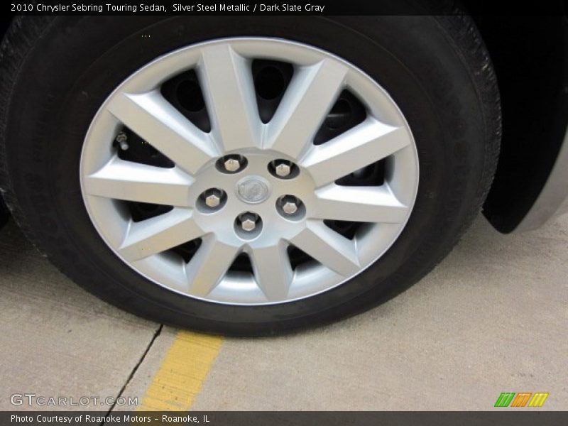 Silver Steel Metallic / Dark Slate Gray 2010 Chrysler Sebring Touring Sedan