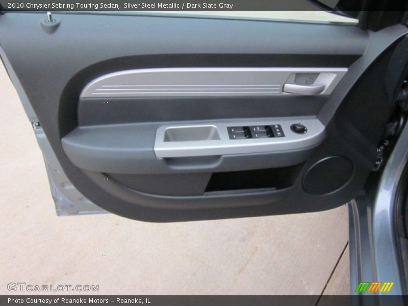 Silver Steel Metallic / Dark Slate Gray 2010 Chrysler Sebring Touring Sedan