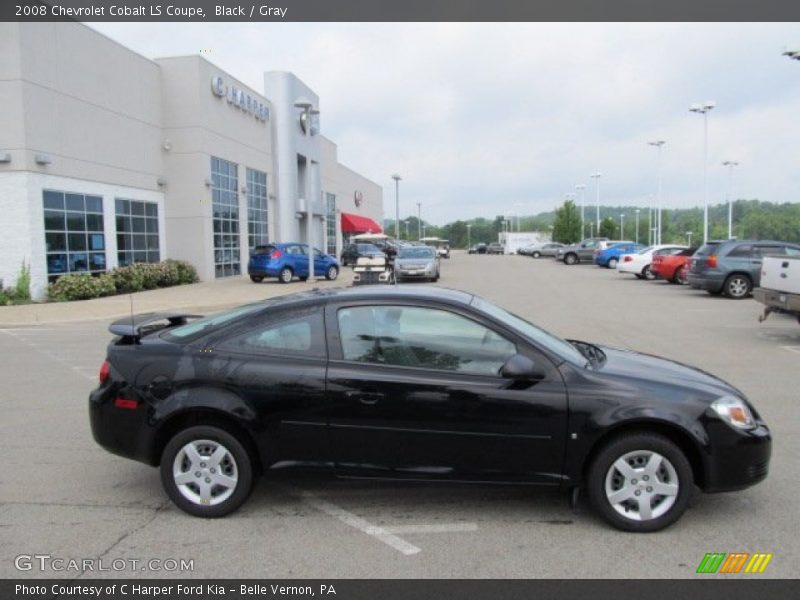 Black / Gray 2008 Chevrolet Cobalt LS Coupe