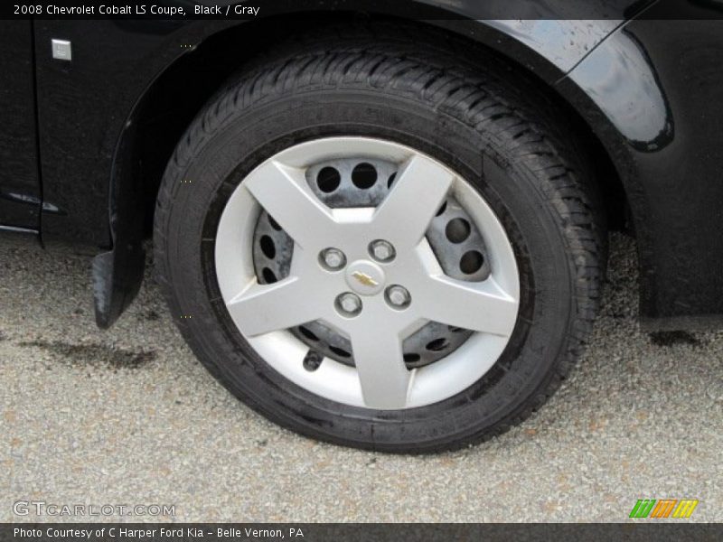 Black / Gray 2008 Chevrolet Cobalt LS Coupe