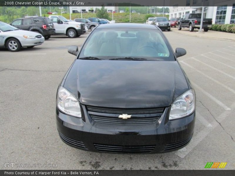 Black / Gray 2008 Chevrolet Cobalt LS Coupe