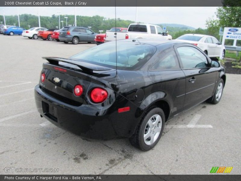 Black / Gray 2008 Chevrolet Cobalt LS Coupe