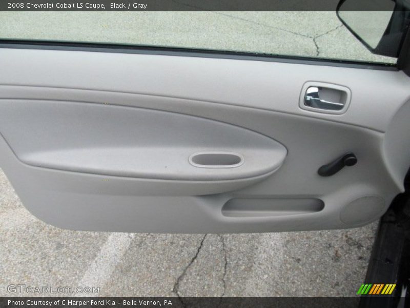 Black / Gray 2008 Chevrolet Cobalt LS Coupe