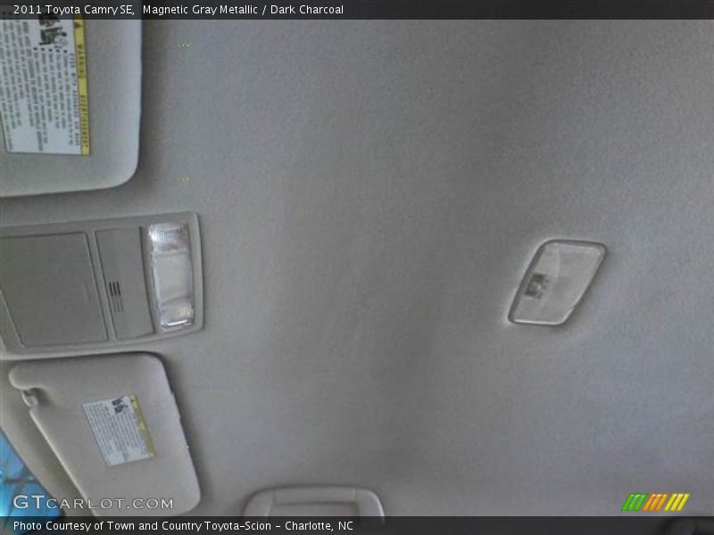 Magnetic Gray Metallic / Dark Charcoal 2011 Toyota Camry SE