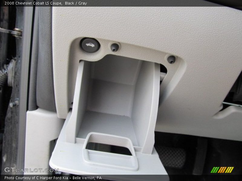 Black / Gray 2008 Chevrolet Cobalt LS Coupe