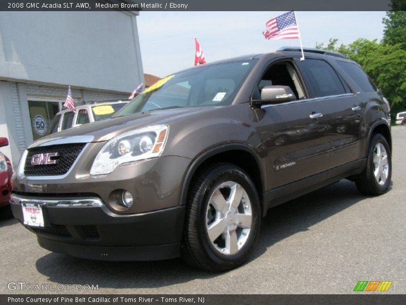 Medium Brown Metallic / Ebony 2008 GMC Acadia SLT AWD