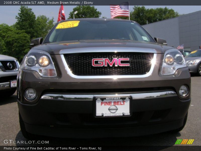 Medium Brown Metallic / Ebony 2008 GMC Acadia SLT AWD