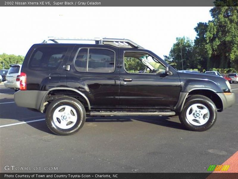 Super Black / Gray Celadon 2002 Nissan Xterra XE V6