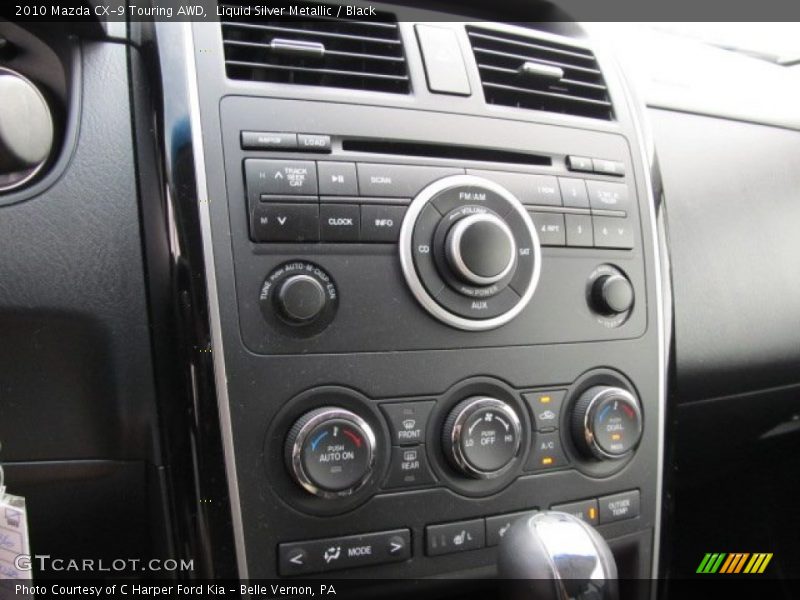Liquid Silver Metallic / Black 2010 Mazda CX-9 Touring AWD