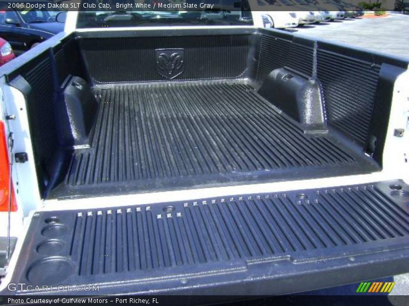 Bright White / Medium Slate Gray 2006 Dodge Dakota SLT Club Cab