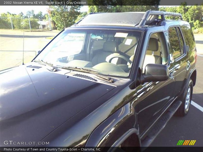 Super Black / Gray Celadon 2002 Nissan Xterra XE V6