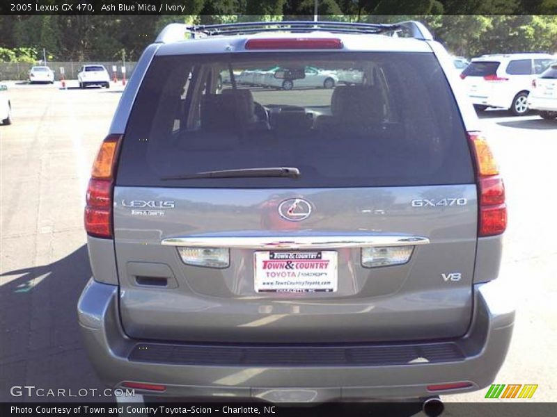Ash Blue Mica / Ivory 2005 Lexus GX 470