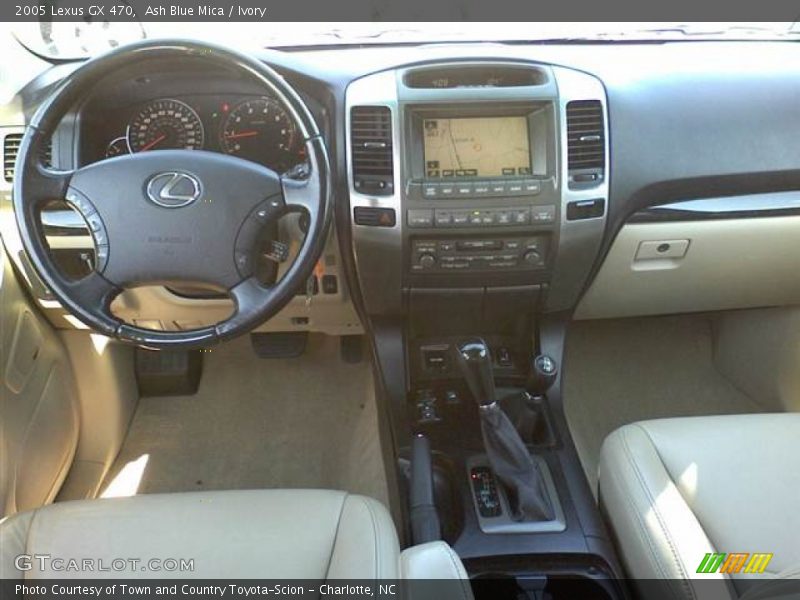 Ash Blue Mica / Ivory 2005 Lexus GX 470