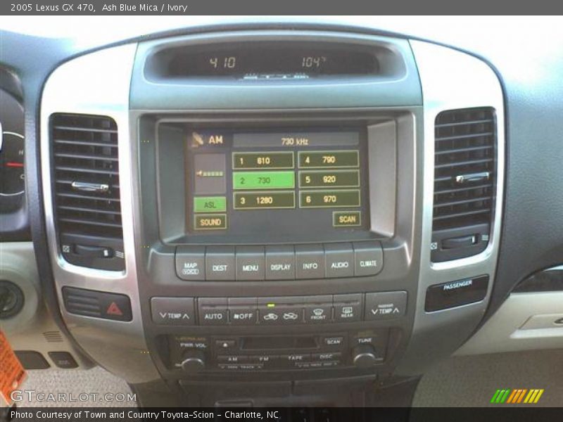 Ash Blue Mica / Ivory 2005 Lexus GX 470