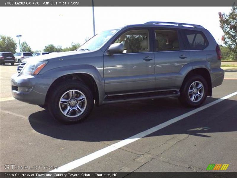 Ash Blue Mica / Ivory 2005 Lexus GX 470