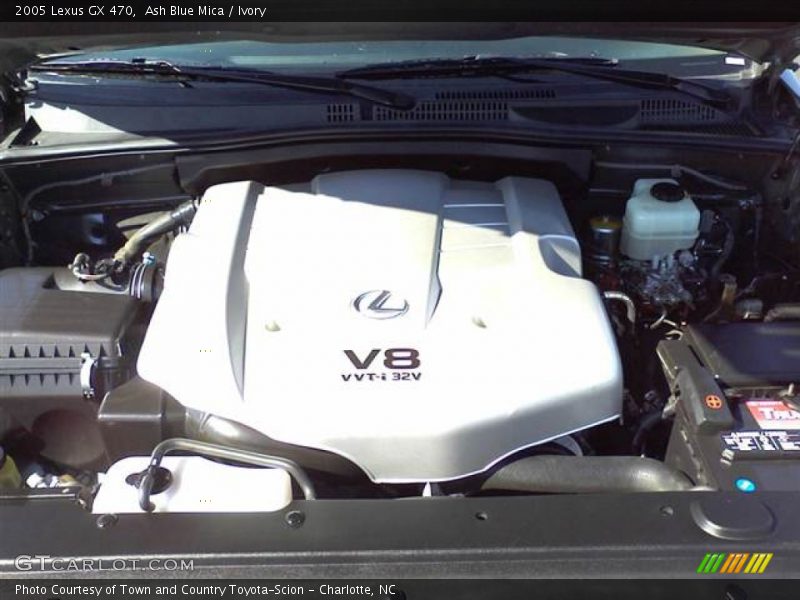 Ash Blue Mica / Ivory 2005 Lexus GX 470