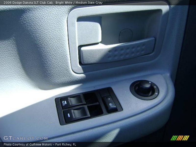 Bright White / Medium Slate Gray 2006 Dodge Dakota SLT Club Cab