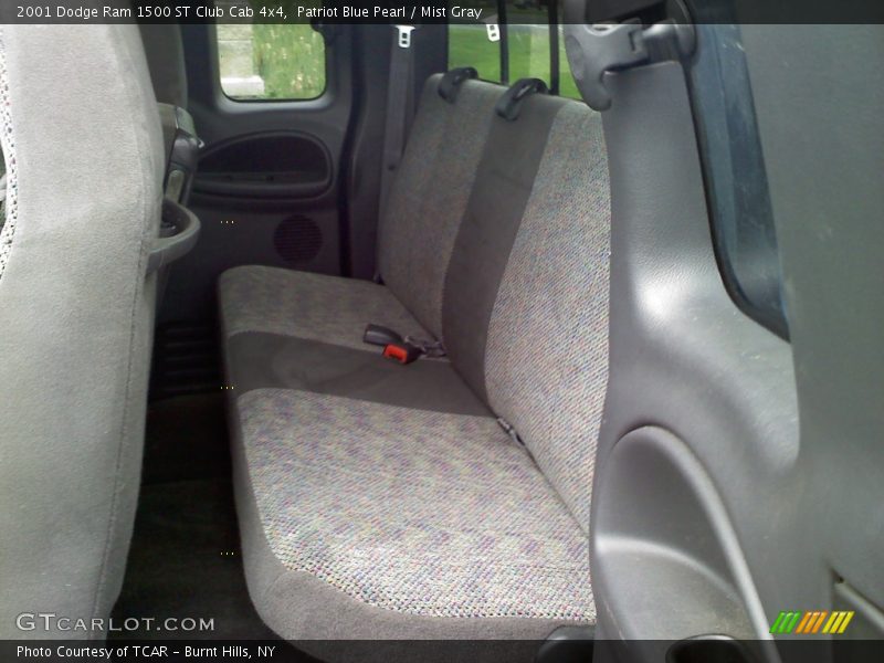 Patriot Blue Pearl / Mist Gray 2001 Dodge Ram 1500 ST Club Cab 4x4