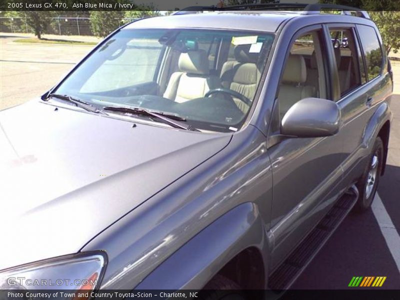 Ash Blue Mica / Ivory 2005 Lexus GX 470