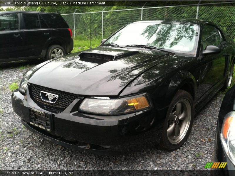 Black / Medium Parchment 2003 Ford Mustang GT Coupe